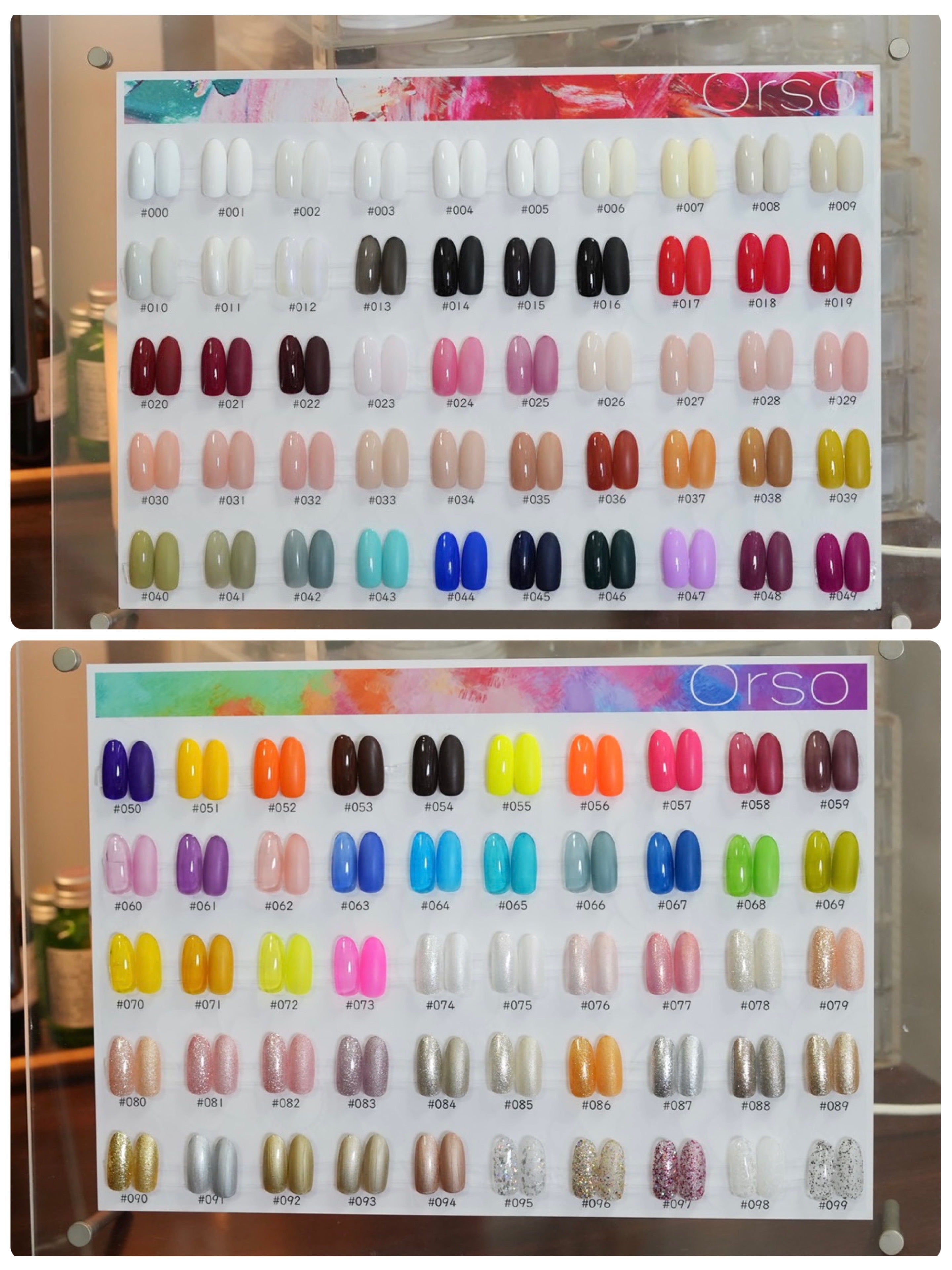 Orsoジェル100色セット